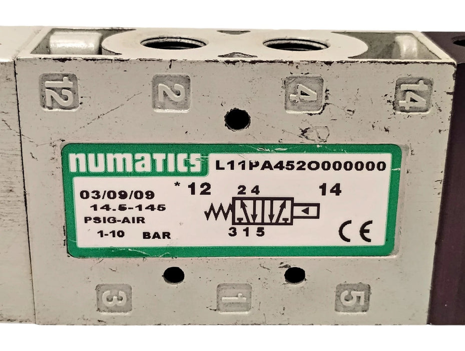 Numatics L11PA452O000000 14.5-145 psi Pneumatic Manifold