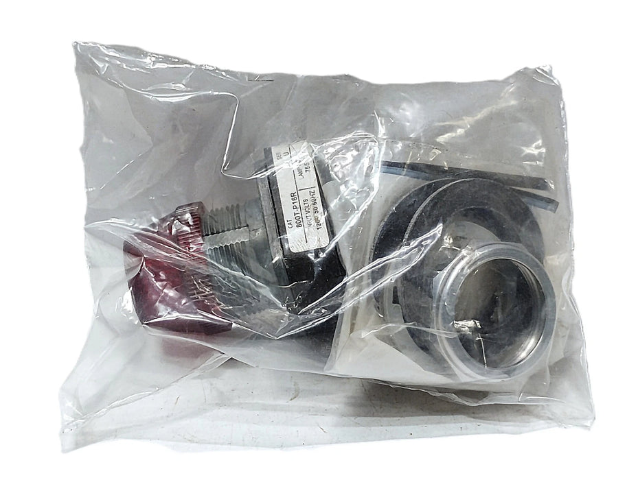 Allen-Bradley 800T-P16R Ser U 120VAC Transformer Style Pilot Light w/ Red Lens