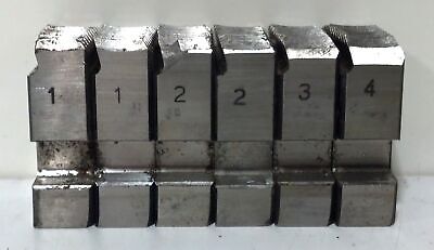 Ridgid 37935 1.5" NPT 12R HS Right Hand Stainless Steel Pipe Dies - Set of 6
