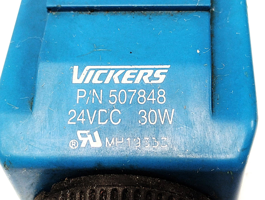 Vickers DG4V-3-2AL-M-U-H7-60 210 bar Solenoid Valve w/ 24 V DC Coil