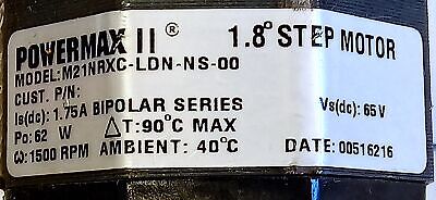 Pacific Scientific M21NRXC-LDN-NS-00 65 V DC 1.75 A 1500 RPM 1.8¬∞ Stepper Motor