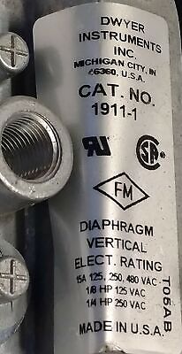 Dwyer 1911-1 Pressure Switch