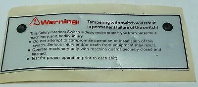 Sentrol 305-DT-06K Industrial Safety Interlock Switch