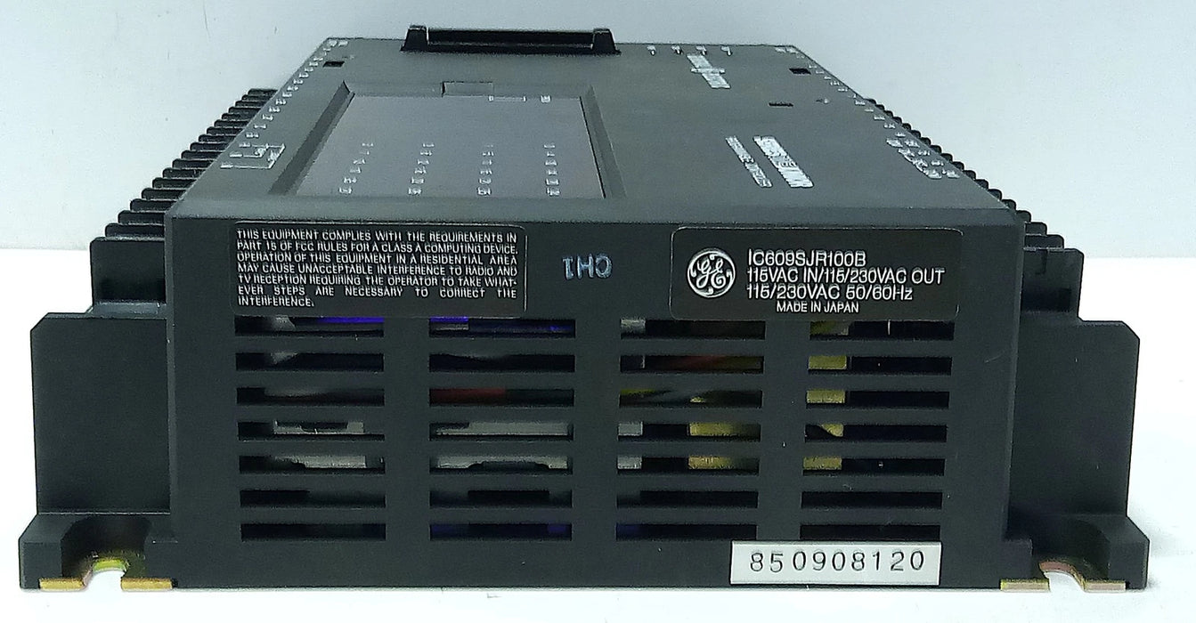 GE IC609SJR100 SERIESONEJUNIOR 115 V AC PLC Processor
