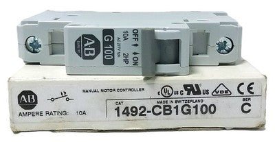 Allen-Bradley 1492-CB1-G100 Ser C 277 V AC 10 A Miniature Circuit Breaker