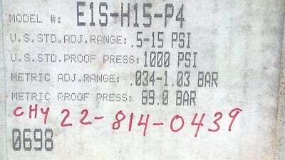 Barksdale E1S-H15-P4 1/4" NPT 10 A 125/250 V AC ECON-O-TROL Pressure Switch