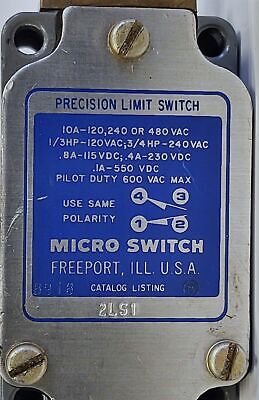 MICRO SWITCH 2LS1 Precision Limit Switch