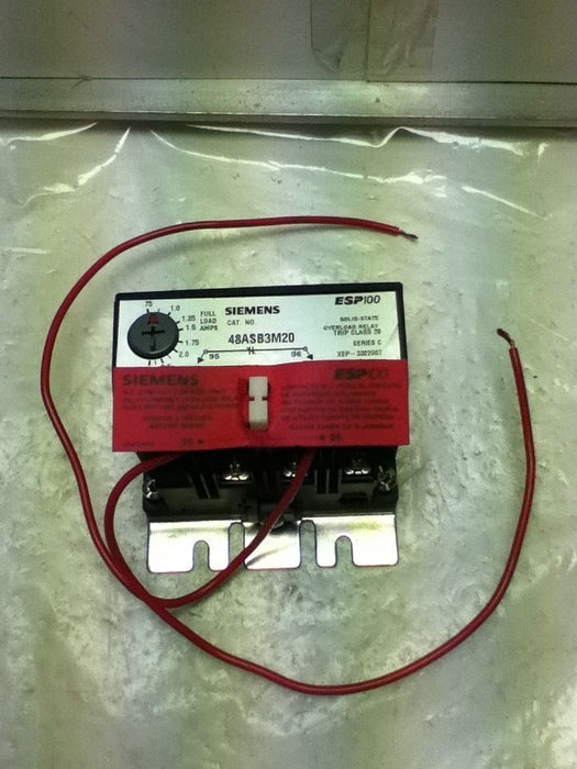 Siemens 48ASB3M20 Relay and Accessories