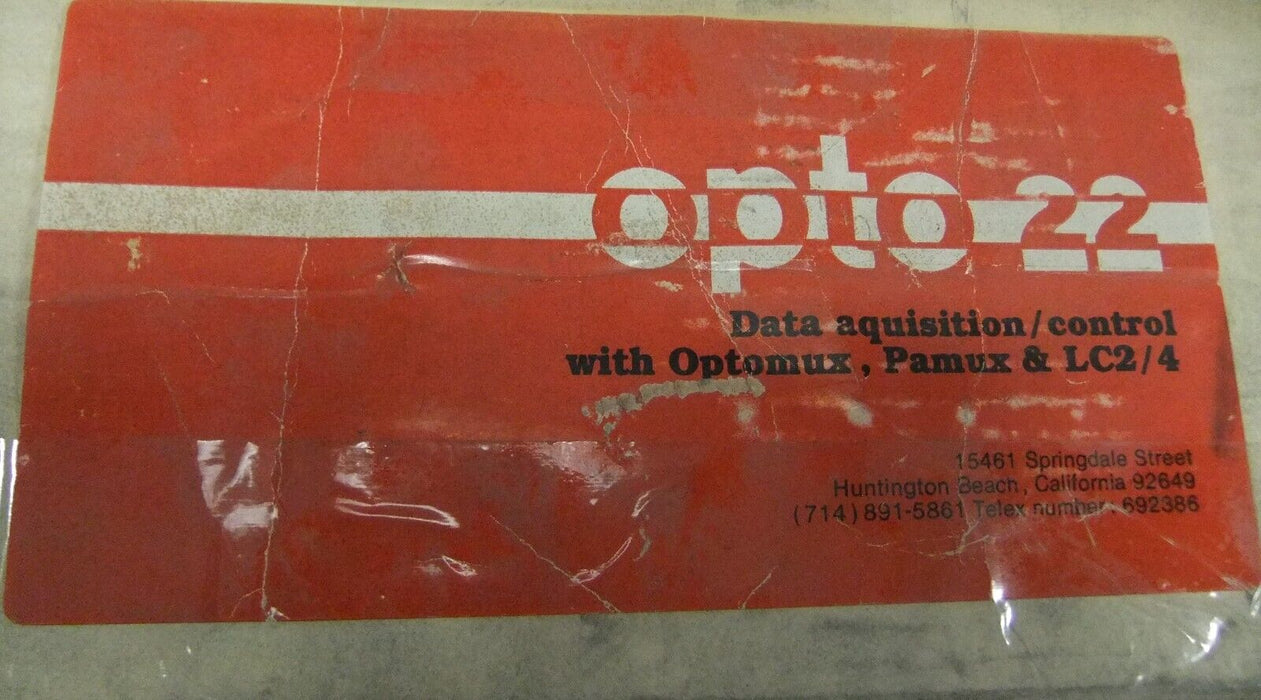 Opto22 PB24 Quad Pack Mounting Rack