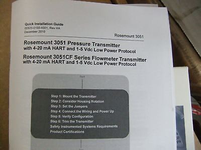Rosemount Pressure Transmitter 3051CA 5047750