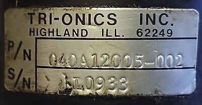 Tri-onics 040A12005-002 Encoder