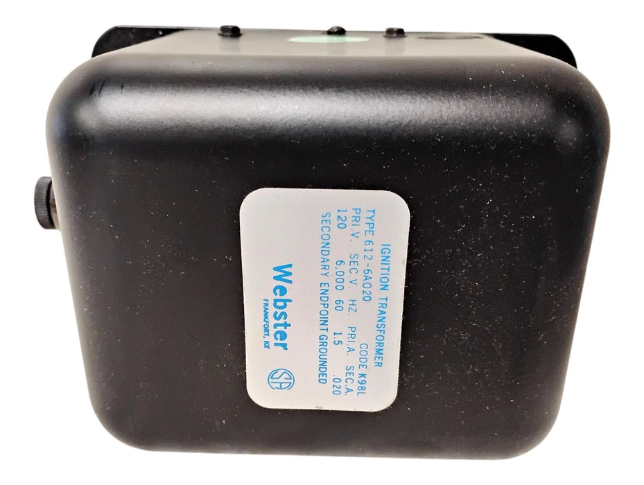 Webster 612-6A020 120 V Primary 6000 V Secondary Ignition Transformer