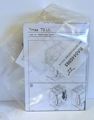 ABB T3N100TWS4 100 A 3-Pole Shunt Trip Breaker