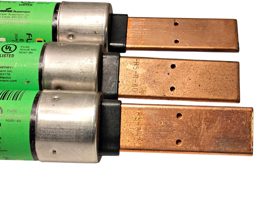 Bussmann FRS-R-80 600 V AC 80 A Class RK5 Current-Limiting Time-Delay Fuses