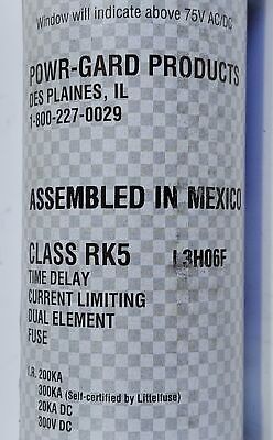 Littelfuse FLSR250ID INDICATOR 600 V 250 A RK5 Current-Limiting Time-Delay Fuse