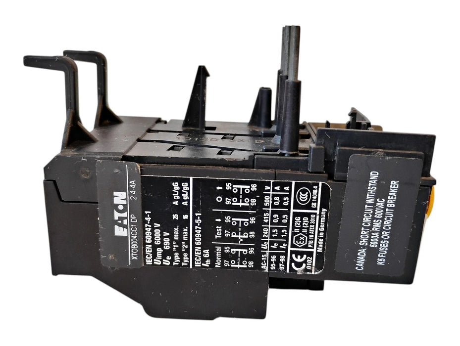 Eaton XTOB004CC1DP 2.4-4 A Adjustable Overload Relay