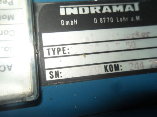 1 INDRAMAT DSC1.7-50 SERVO MOTOR CONTROL