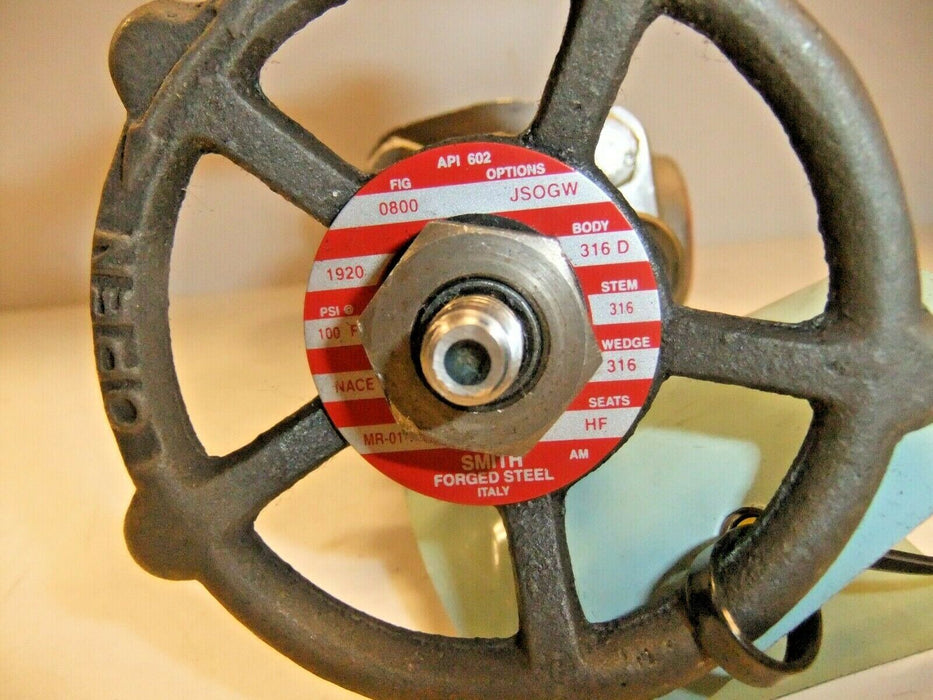 Smith Valve Fig. 800 JSOGW Bolted Bonnet