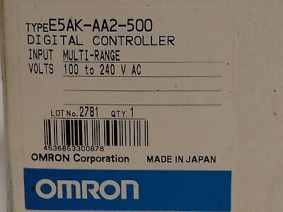 Omron E5AK-AA2-500 reprogrammed for use as a substitute E5AX-VAA