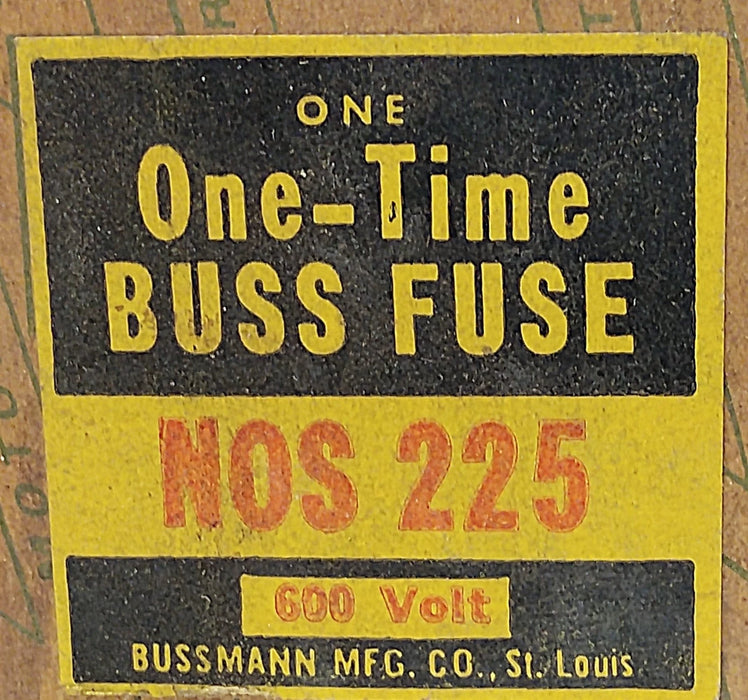 Bussmann NOS-225 600 V 225 A One-Time Fuse
