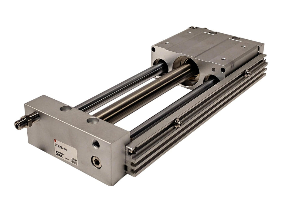 SMC CY1L15H-150 0.7 MPa Magnetically Coupled Rodless Cylinder w/ Ball Bushing