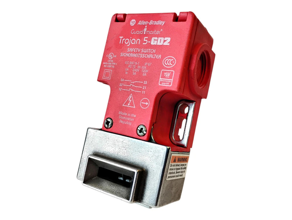 Allen-Bradley 440K-T11213 Ser B Trojan 5 GD2 Tongue Interlock Safety Switch
