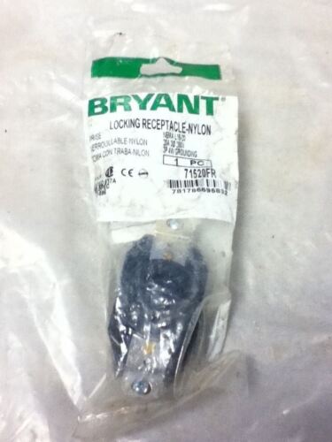Bryant 71520FR 20 A 250 V AC NEMA L15-20 3P 4W Locking Flush Receptacle