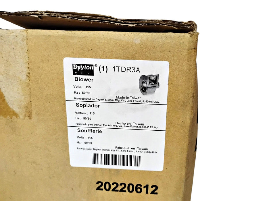 Dayton 1TDR3A 115 V AC 1/20 HP 1390/1640 RPM 273 CFM OEM Blower