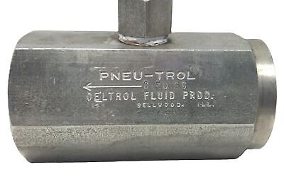 Deltrol C30SS 1/2" NPT In-Line Hydraulic Check Valve