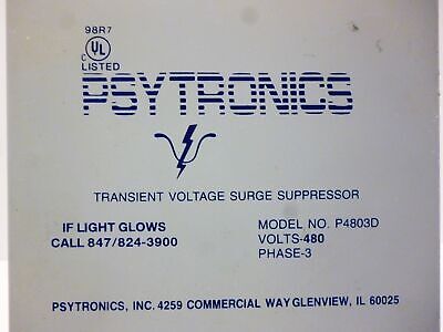 Psytronics P4803D Surge Suppressor