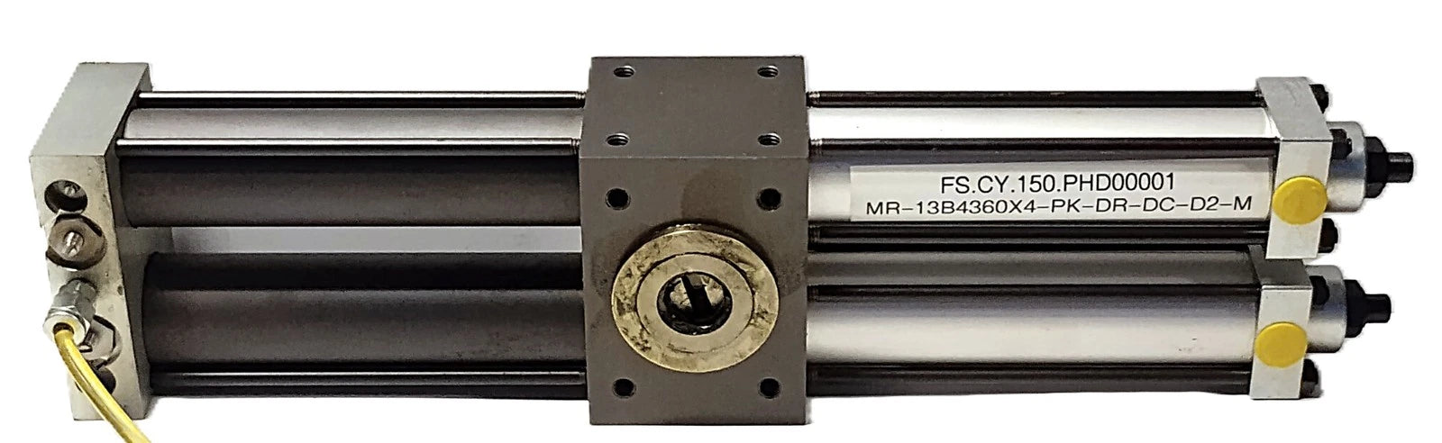 PHD MR-13B4360X4-PK-DR-DC-D2-M Rotary Actuator w/ Air Line Lubricator