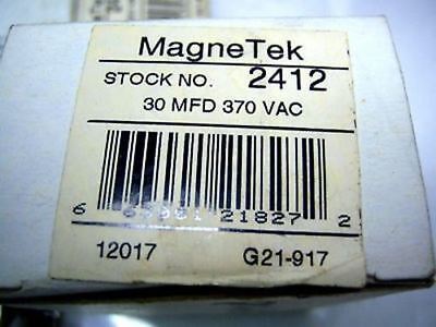 2 Magnetek Capacitor # 2412 6X662B Ge30Mfd