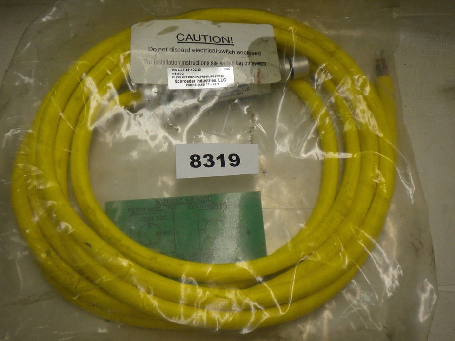 Schroeder Differential Pressure Switch MS11DC