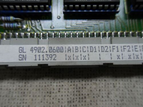 1 INDEX WERKE GL4902.0600 PC BOARD