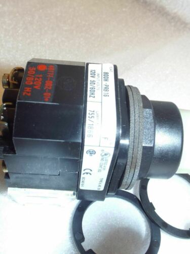 Allen-Bradley 800H-PRB16W Illuminated Head Push Button 120V