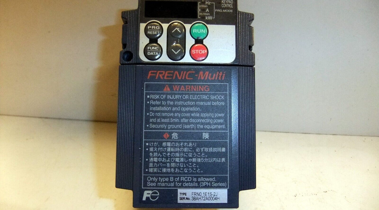 Fuji Electric Frenic Inverter Drive FRN0.1E1S.2J