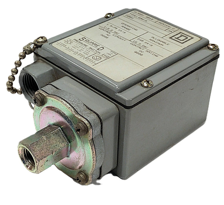 Square D 9012-GAW-4 Series C 120-600 V 1.5-75 psi Pressure Switch