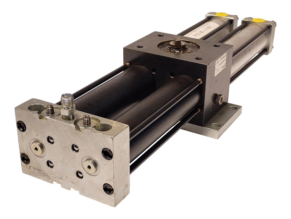 PHD ML31667 Double Rack Pneumatic Rotary Actuator w/ Lubricator