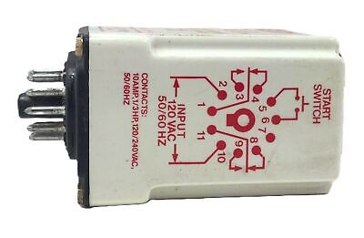 Dayton 6A855 120 V AC 10 A 11-Pin Solid State Time Delay Relay