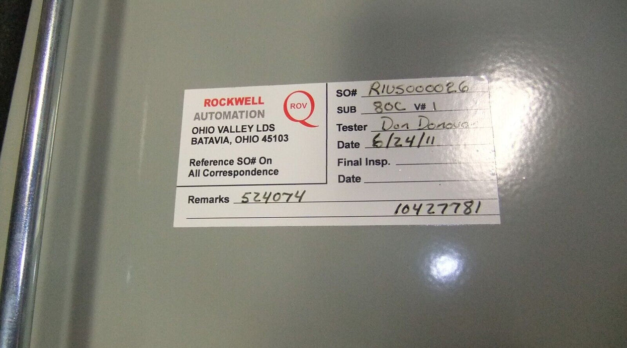 Allen-Bradley PowerFlex 700 / Enclosure 20BD156A0ANNANC0