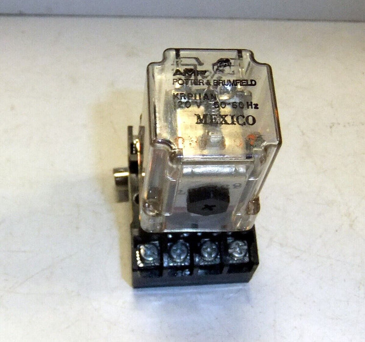 Potter & Brumfield Relay and Base KRP-11AN-120