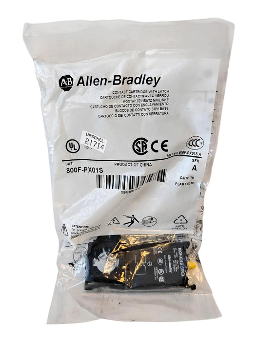 Allen-Bradley 800F-PX01S Contact Cartridge with Latch