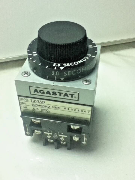 Agastat 7012AB 110/120 V AC 0.5-5 Second On-Delay Time Delay Relay