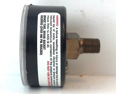 Ashcroft 595-05 1/8" NPT 0-60 PSI 2" Dial Pressure Gauge