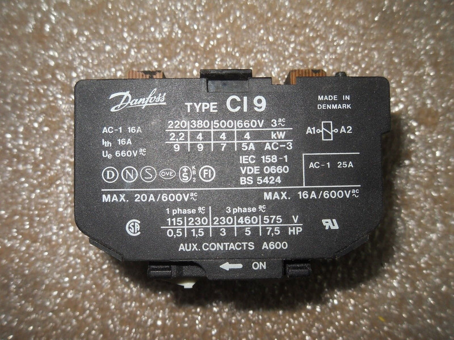 2 Danfoss CI9 Contactor Parts