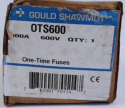 Gould Shawmut OTS600 600 V 600 A Class K5 One-Time Fuse