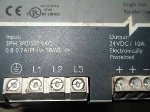 1 SOLA ELECTRIC SDN 10-24-480 POWER SUPPLY