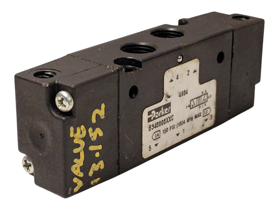Parker B340000XXC 150 psi Pneumatic Manifold