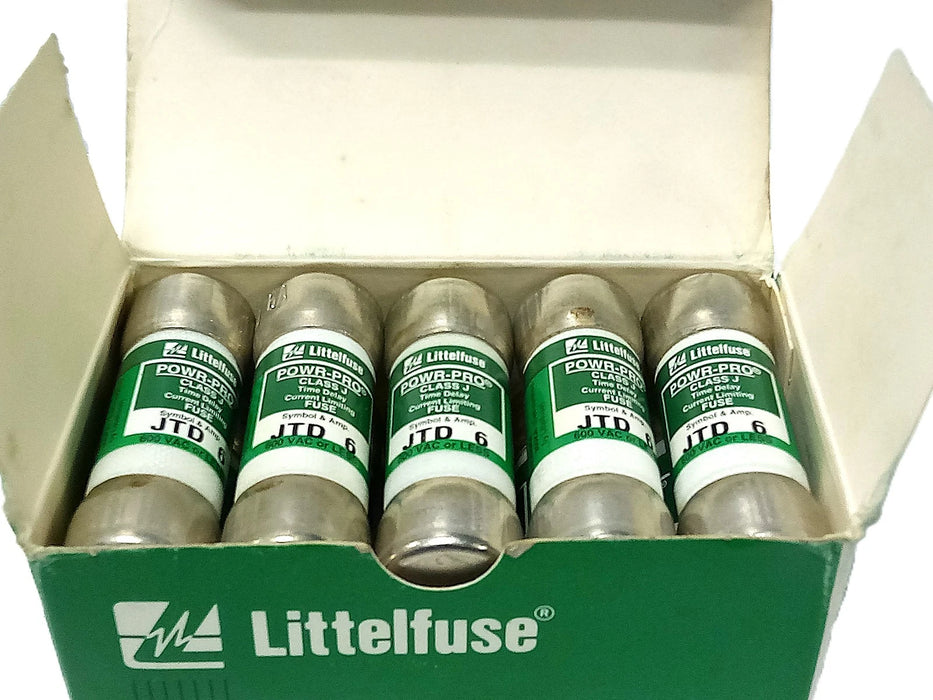 Littelfuse JTD 6 600 V AC 6 A Class J Current-Limiting Time-Delay Fuses