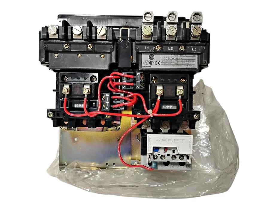 Allen-Bradley 505-COD-A5J Ser C 110/120 V 14-45 A Size 2 Reversing Starter